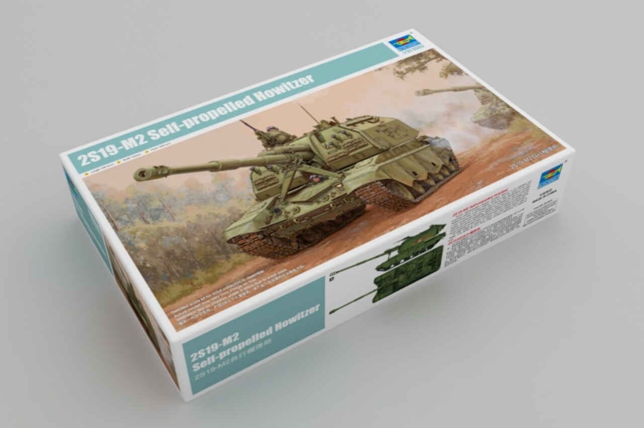 Trumpeter 1/35 2S19-M2 SELF-PROPELLED HOWITZER 1/35 Plastic Model